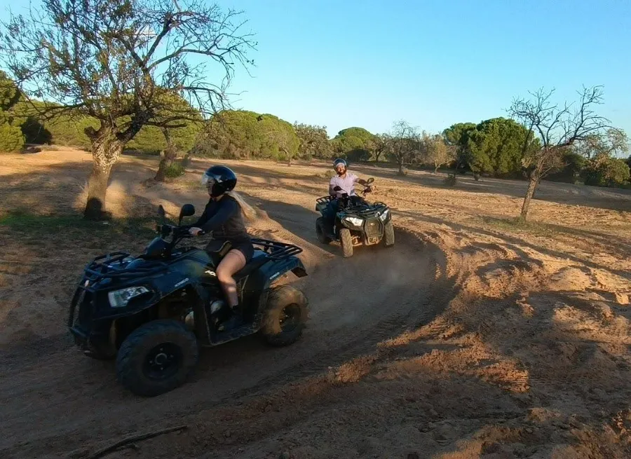 Algarve countryside seen from the quad bike route